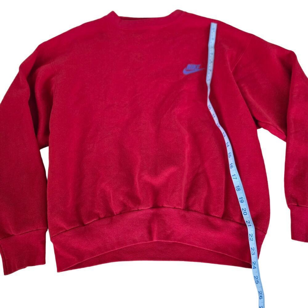 Vintage Nike Men's Red and Purple Sweatshirt Just Do It Swoosh Crewneck - Picture 2 of 8